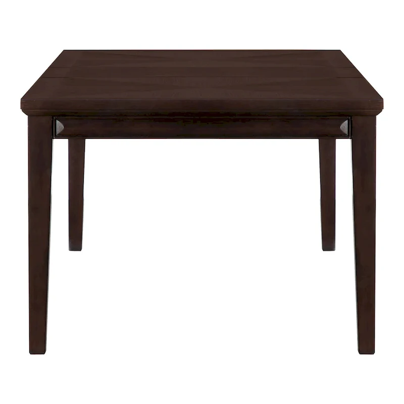 Modern 90-Inch Wood Extendable Dining Table with 18-Inch Leaf