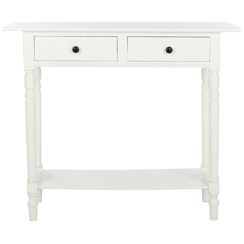 SAFAVIEH Arvilla Grey 2-Drawer Console Table - 37.8 x 13 x 31.9 - 38Wx13Dx32H