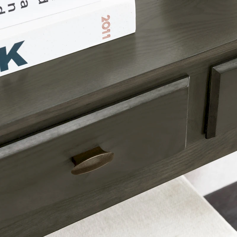 Teegan Solid Wood Hall Entryway Console Sofa Table