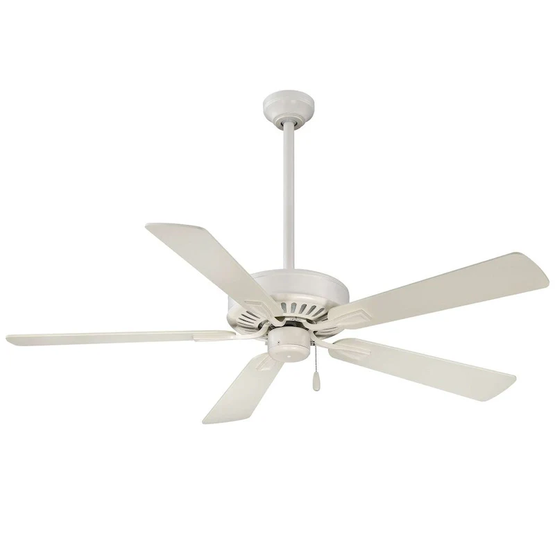 Minka Aire Contractor LED Bone White 5 Blade 52 Inch Ceiling Fan