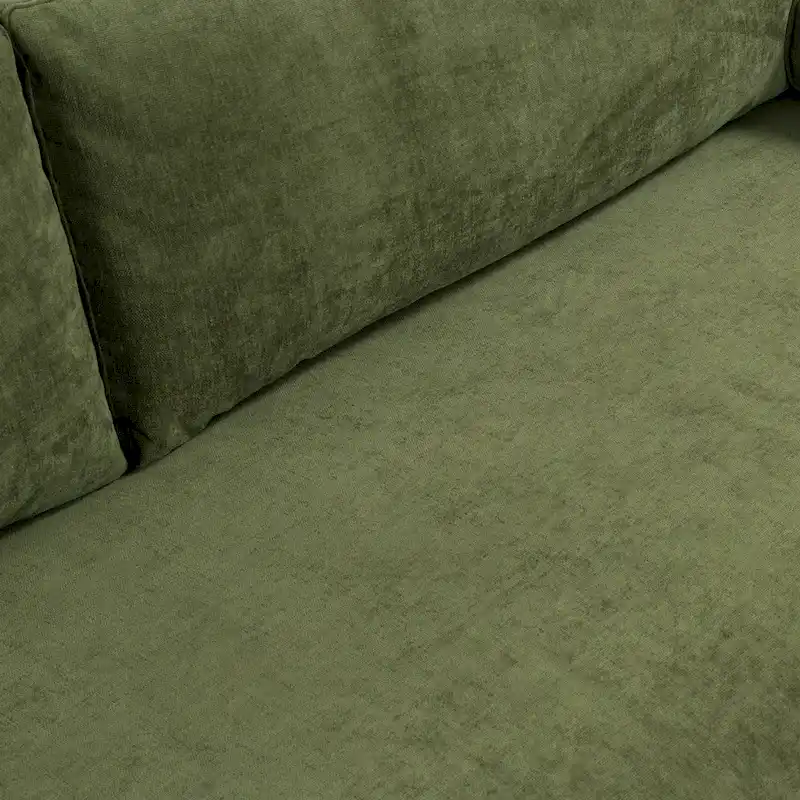 Poly & Bark Lea 90 Sofa - Includes 2 Bloster Pillows and Removable Cushion Covers