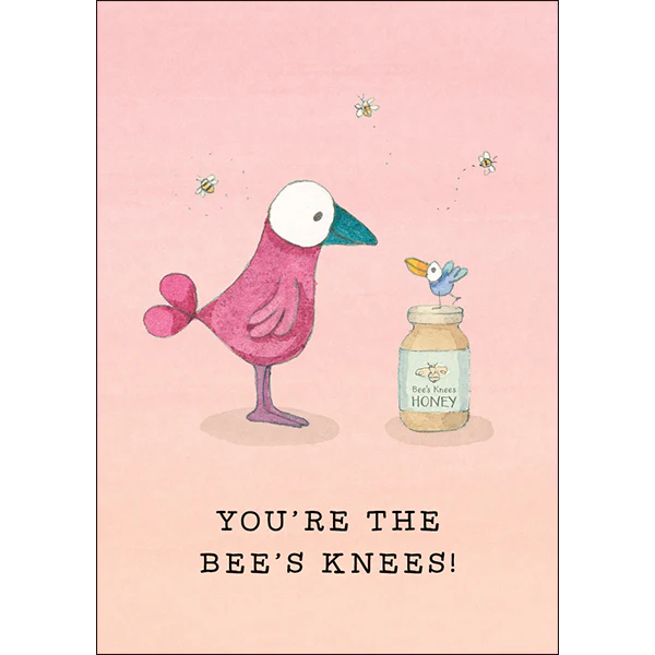 Affirmations - Twigseeds Mini Card - You're the Bees Knees - T360
