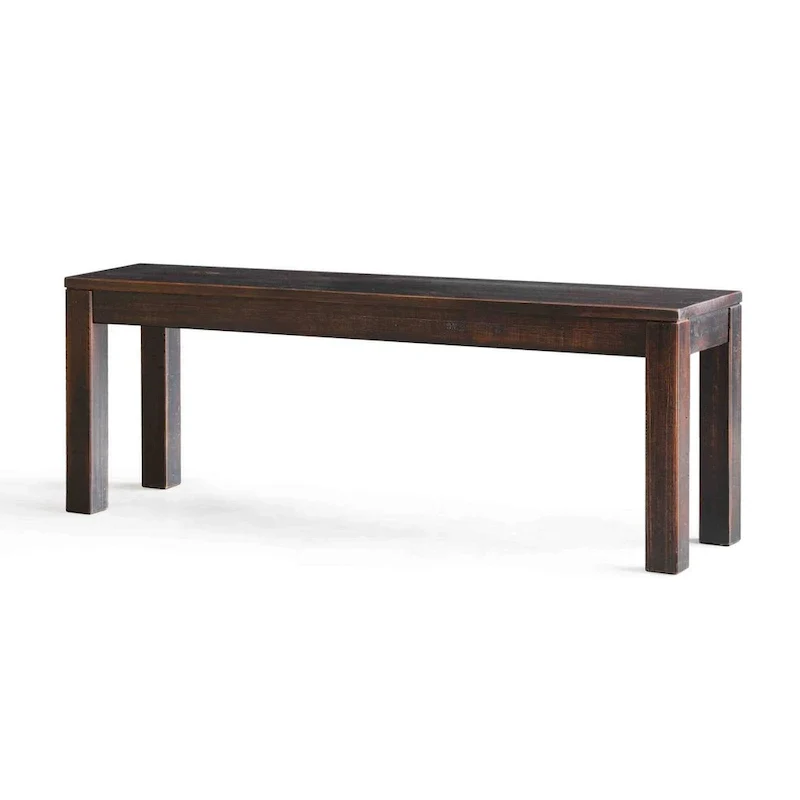 Montauk Solid Wood Backless Bench