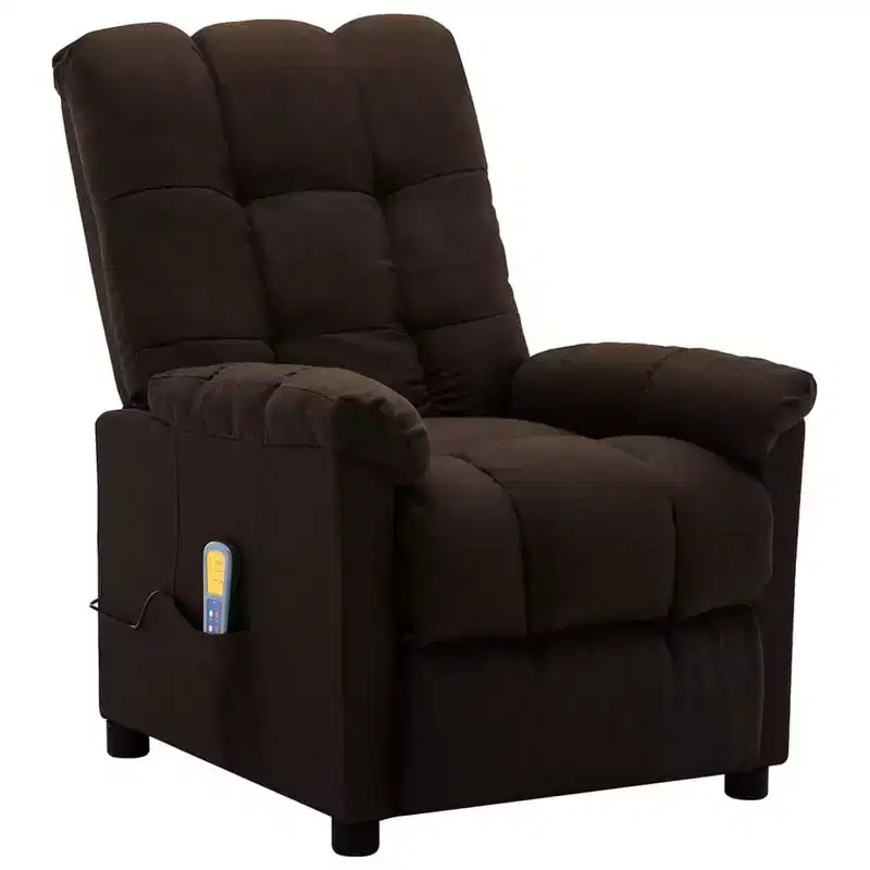 vidaXL Electric Massage Chair Dark grey