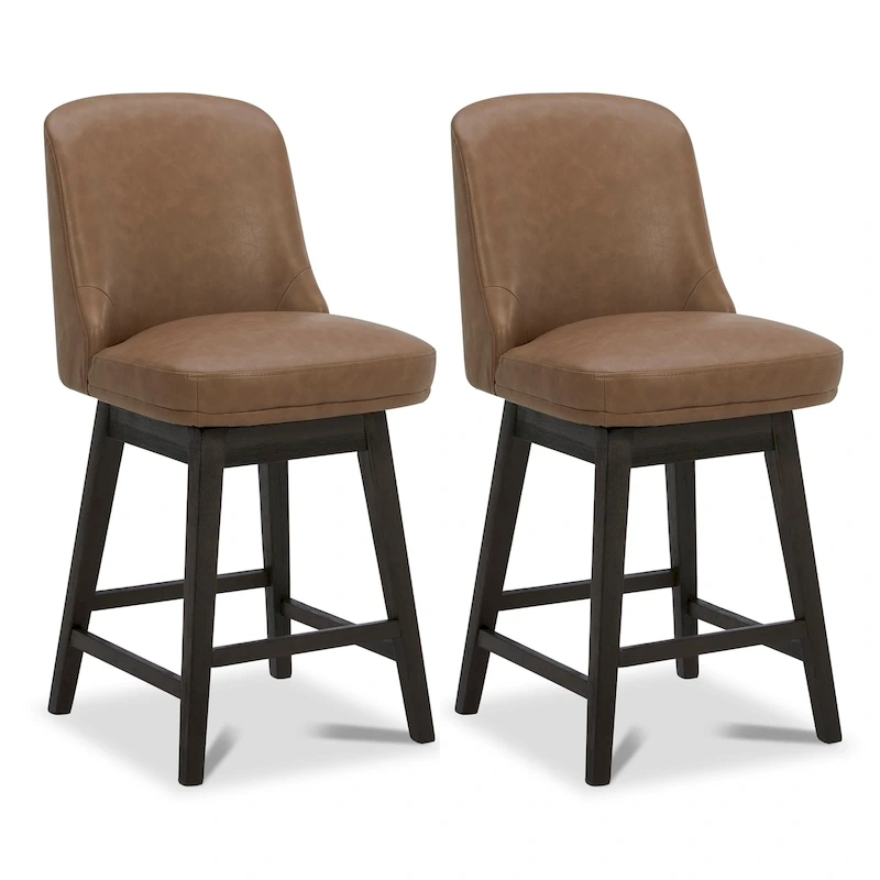 Phoebe Modern Counter Height Barstool Set of 2