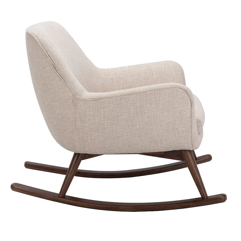 SAFAVIEH Couture Breeda Mid-Century Rocking Chair - 32Wx37Dx32H