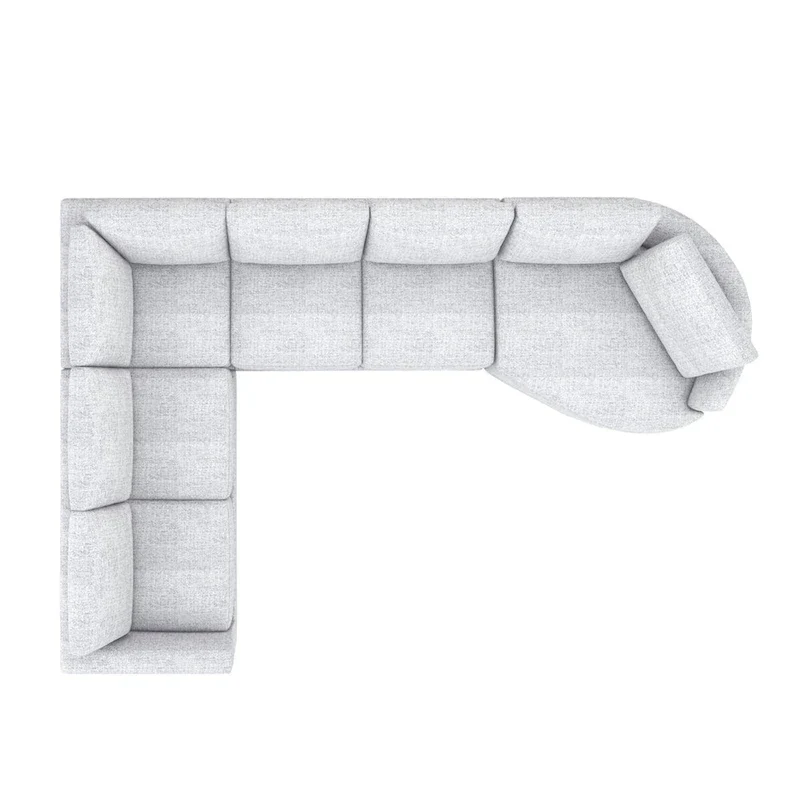 Laguna 165.5 L-Shape Modular Sectional Sofa with Chaise Lounge