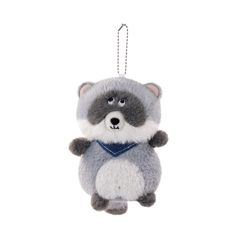 Glee Beanx  – Chubby Series Keycharm - Officer Nimo the Raccoon 13cm