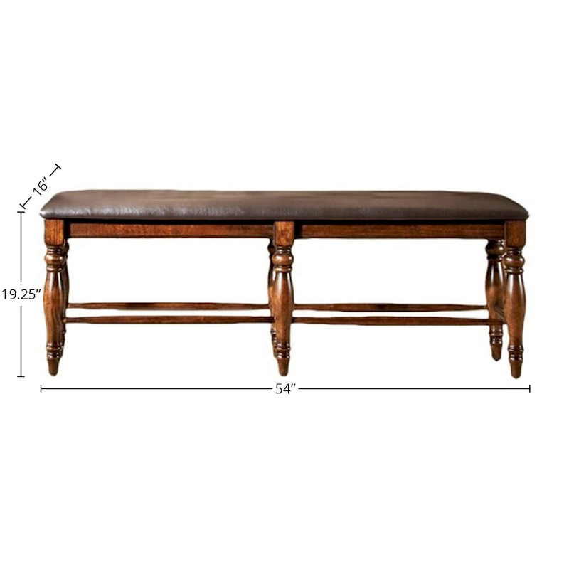 Kingston Raisin Backless Dining Bench
