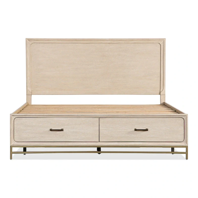 Furniture of America Drayden Transitional Oak Solid Wood 5-Piece Bedroom Set