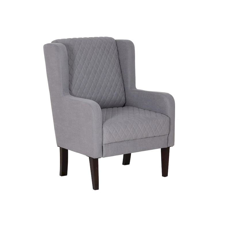 Hulin Velvet Upholstered High Wingback Accent Chair