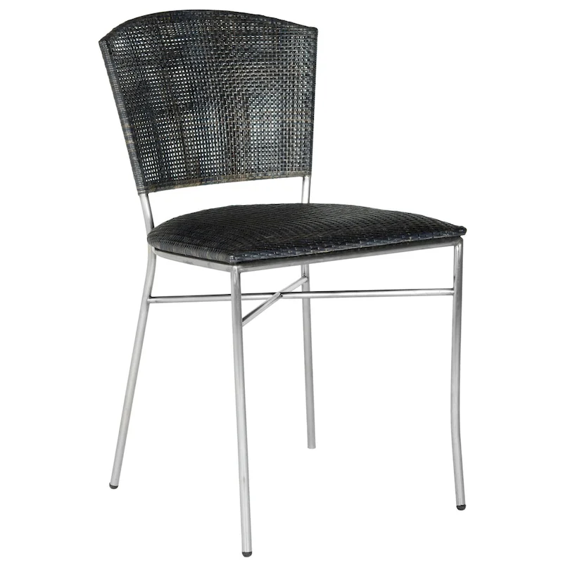 SAFAVIEH Iroda Black Dining Chair (Set of 2) - 17.5 x21.8 x33.3  - 18Wx22Dx33H