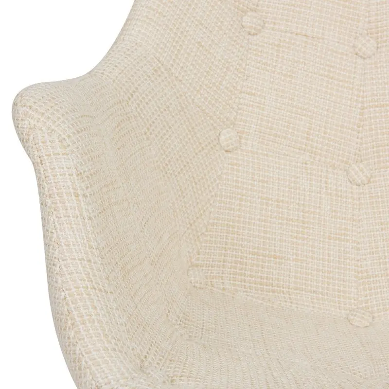 Polyester Upholstered Rocking Nursing Chair - Modern Accent Armchair for Home, Living Room, Bedroom