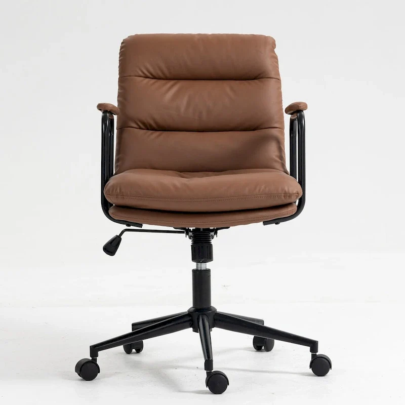 GEITIN Home Office Desk Task Swivel Chair with Padded Armrest