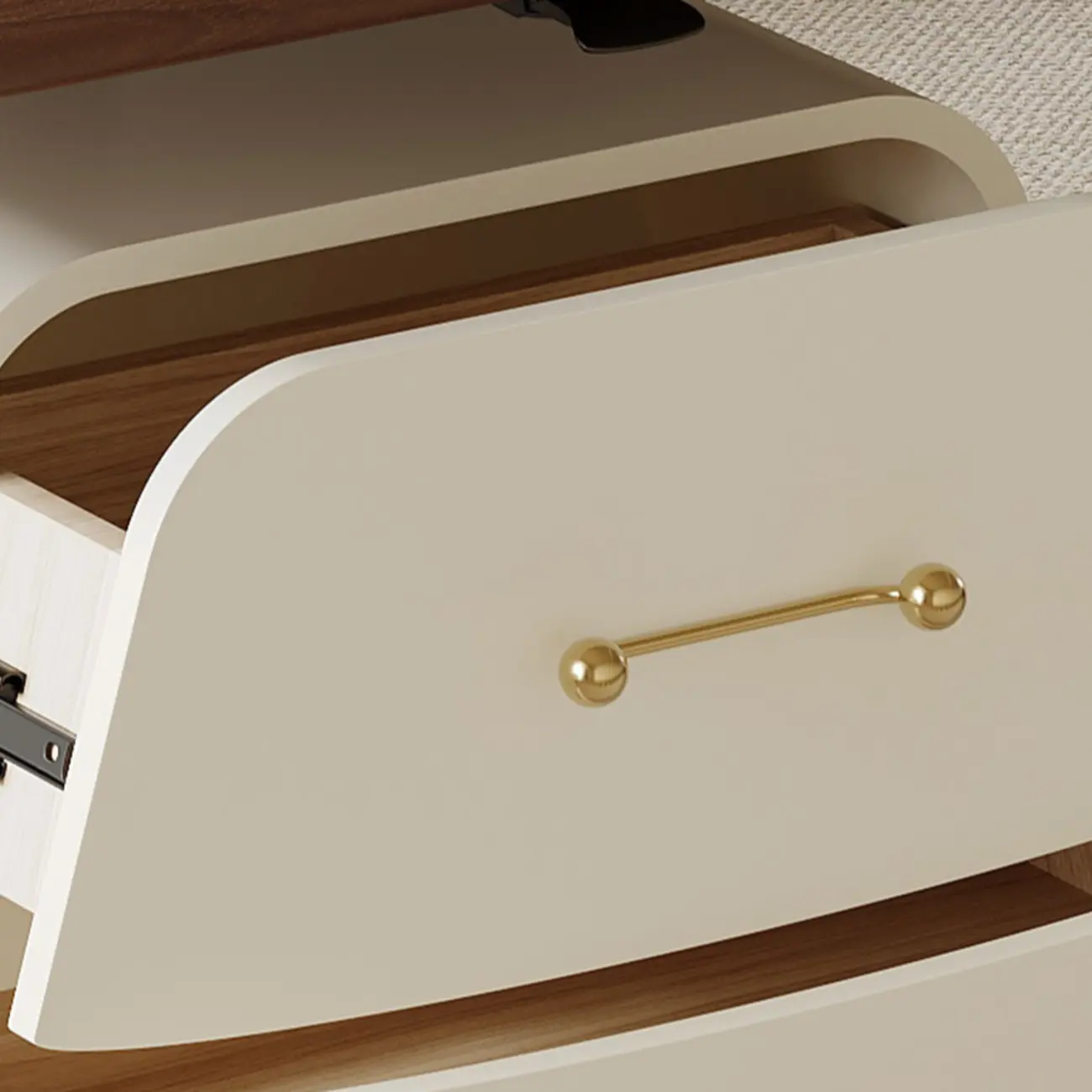 Brown White Wood Lift Top Coffee Table with Wheels