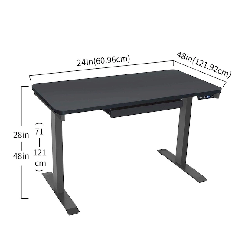 Motionwise 48 in. Standing Desk with Adjustable Height Feature