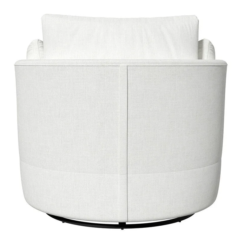 Chenille Swivel Soft Modern Upholstered Accent Chair (Set of 2)