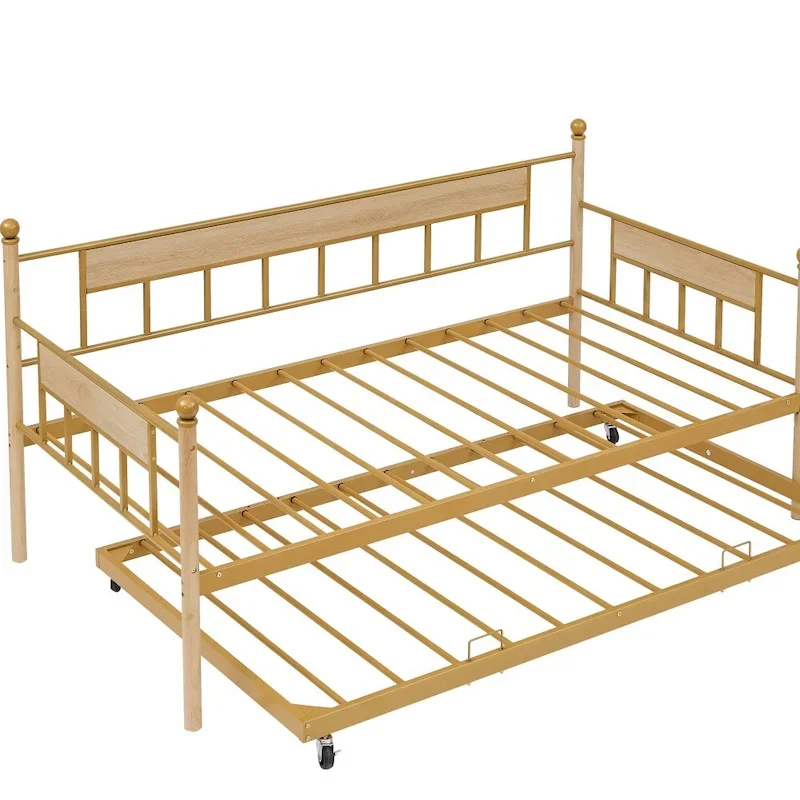 Daybed Sofa Bed Metal Framed with Trundle