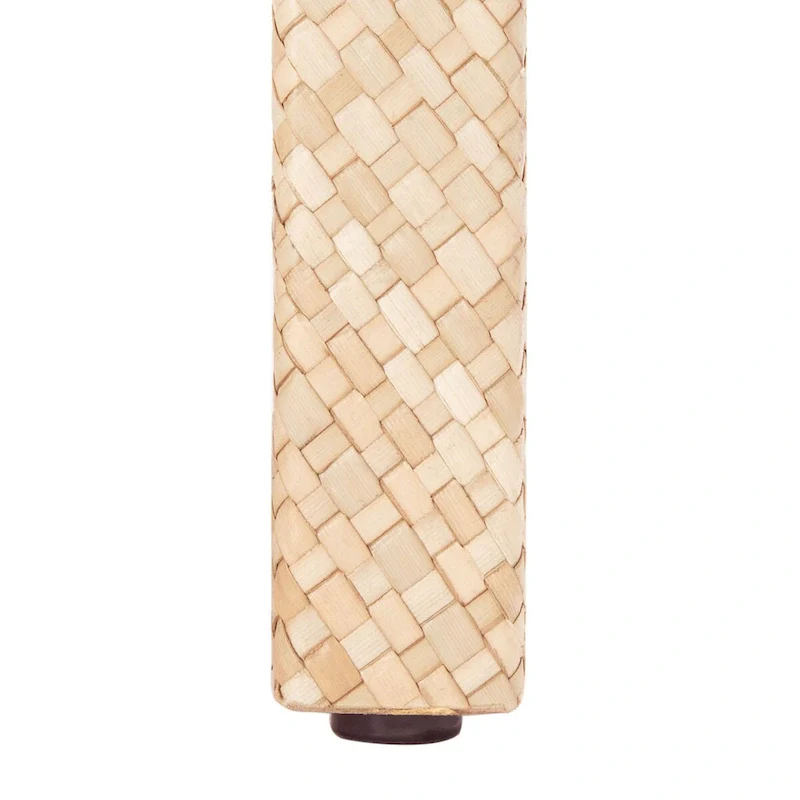 Light Natural Raffia/ Gold Console Table - 31 W x 14 L x 30 H