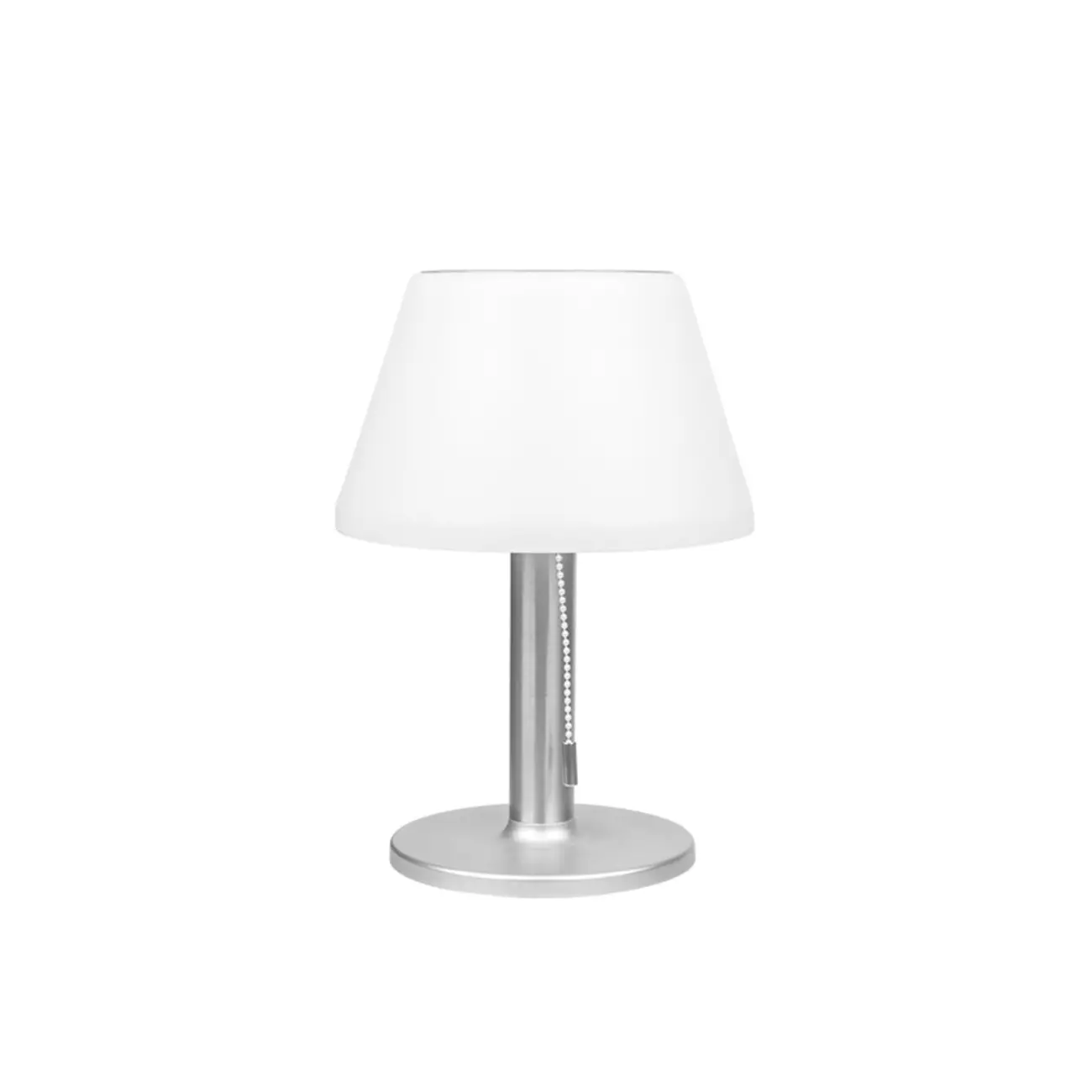 Modern Plastic Silver Minimalist Post Cap Light