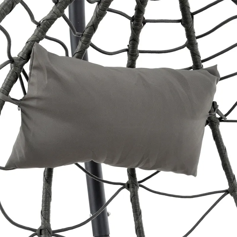 Egg Chair with Stand,Swing Chair,Patio Wicker Hanging Basket Chair