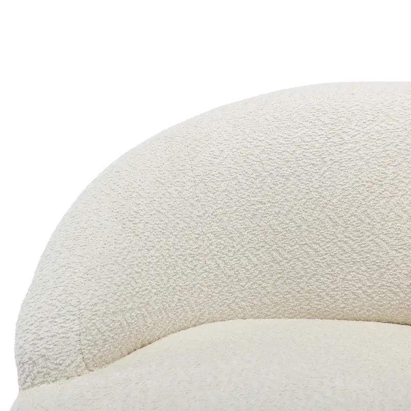 360 Degree Swivel Cuddle Barrel Accent Chairs with Wide Upholstered