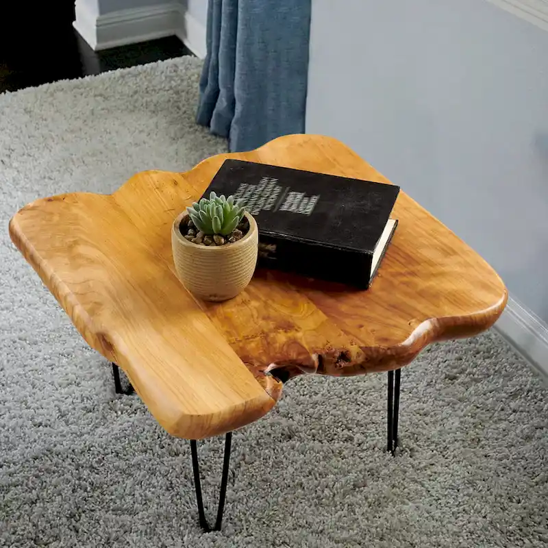 Cedar Roots Live Edge Coffee Table