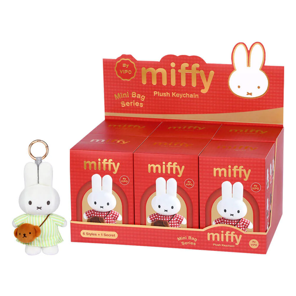 Miffy & Friends Blind Box: Miffy Mini Bag Plush Keyring 15cm