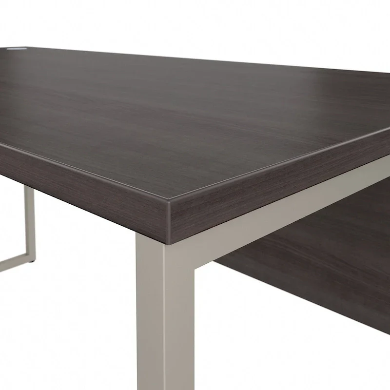 60W x 30D L-Shaped Table Desk with Metal Legs