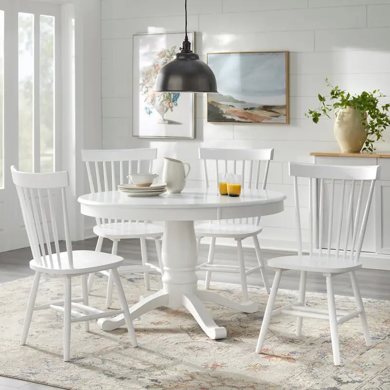 Simple Living Kale 5-piece White Dining Set