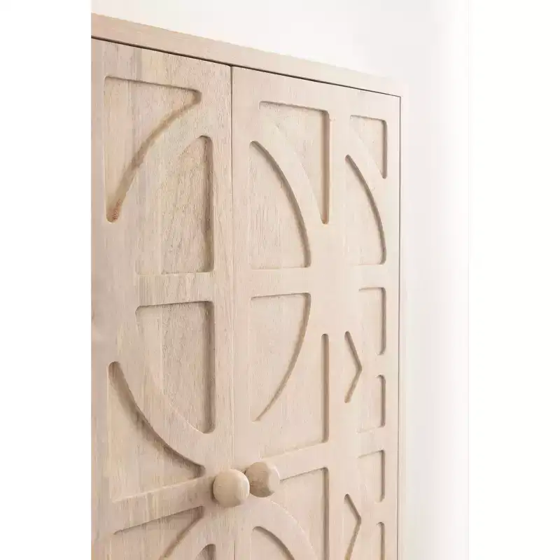 Kate and Laurel Galliene Wood Wall Cabinet, 22x7x28 Whitewash