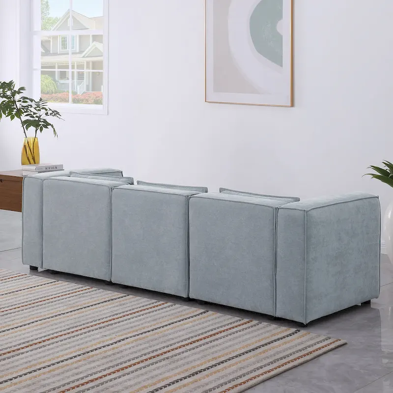 Free Combination Chenille Upholstered Modular Sectional Sofa