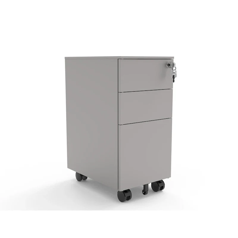 Owen Urban Metal Matte Lockable 3-Drawer Mobile File Cabinet by Furniture of America