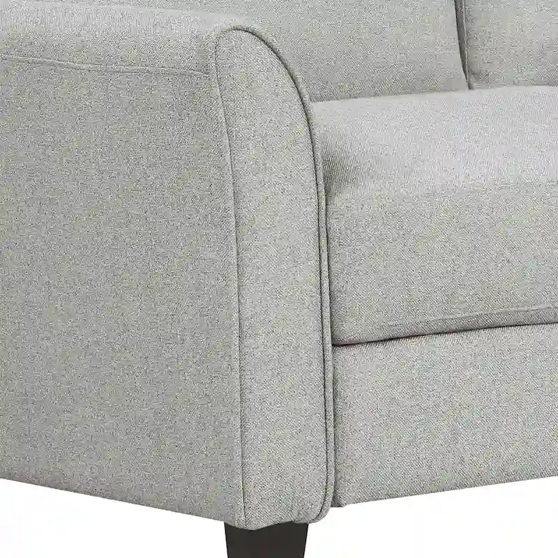 3-Seat Linen Fabric Sofa
