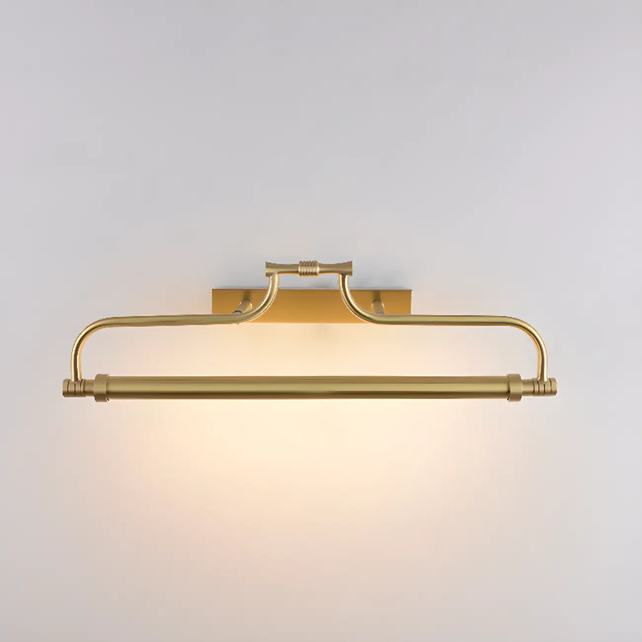 Geometric Gold Metal Vanity Light with LED