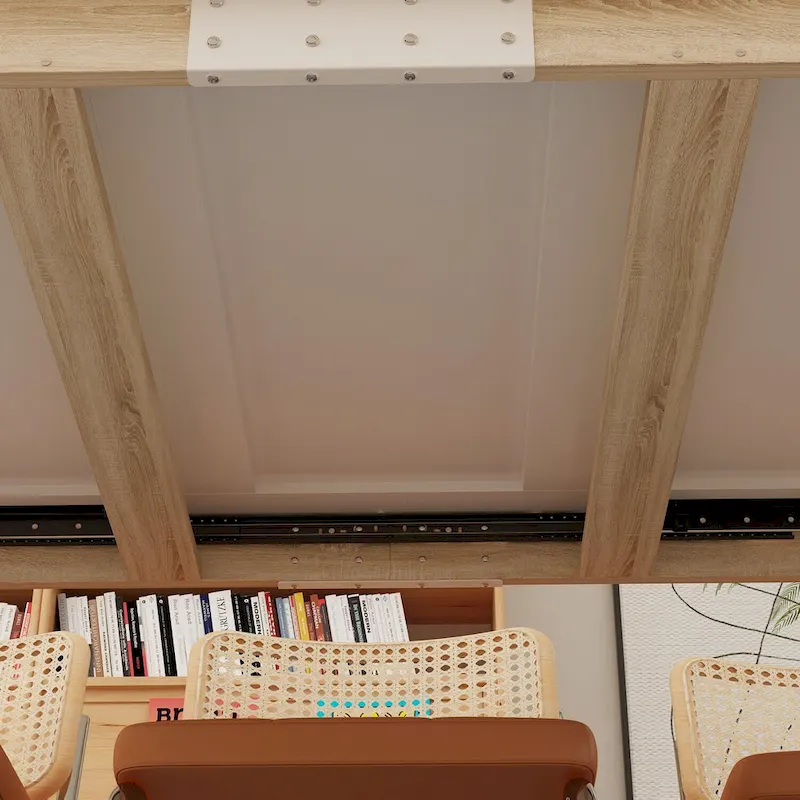 Modern Dining Table 4-6 People Kitchen Dining Room Table Extendable