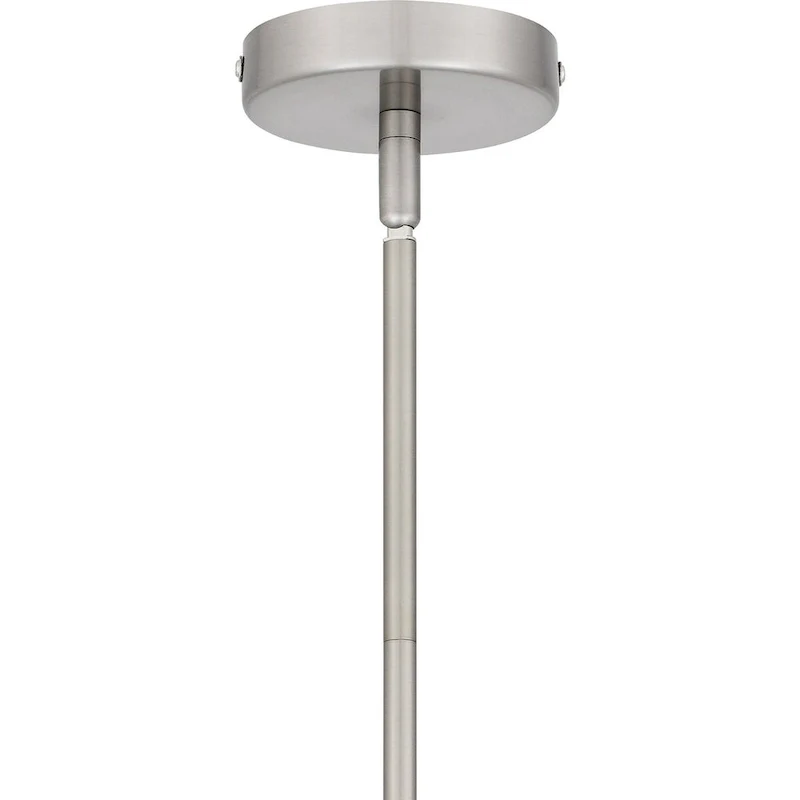 Haynes 1-Light Brushed Nickel Mini Pendant Light