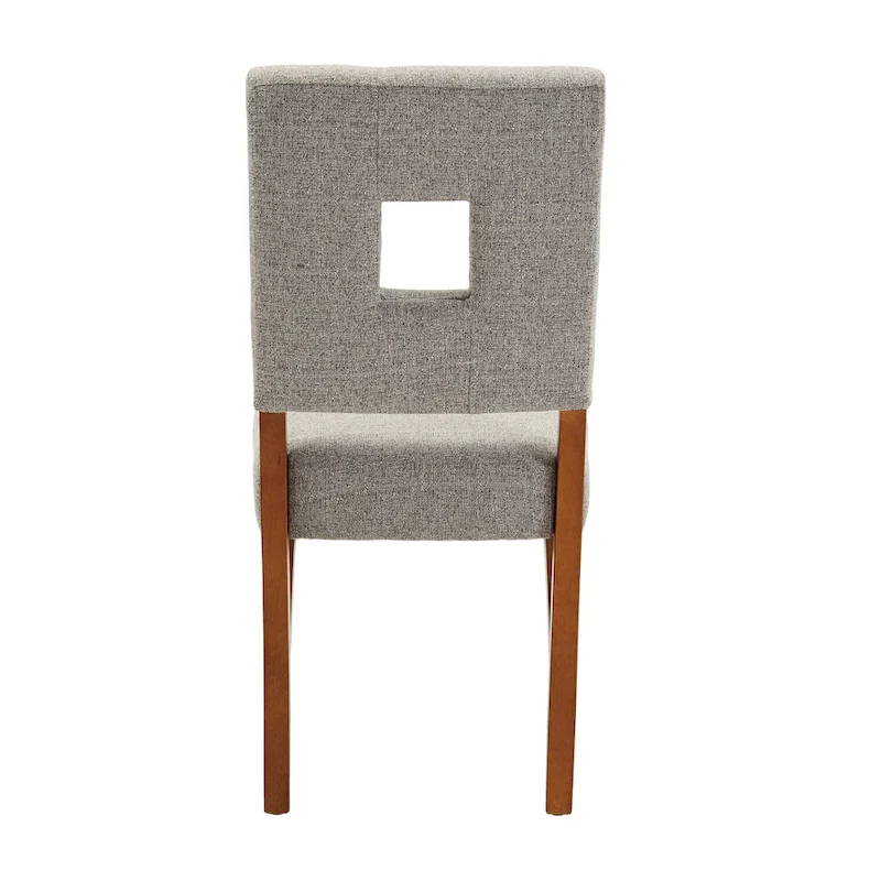 Calvados Upholstered Fabric Keyhole Dining Chairs (Set of 2) by