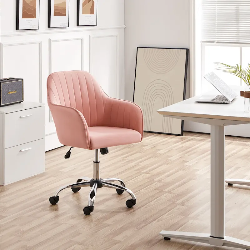 Yaheetech Desk Chair Height-Adjustable Swivel Computer Chair