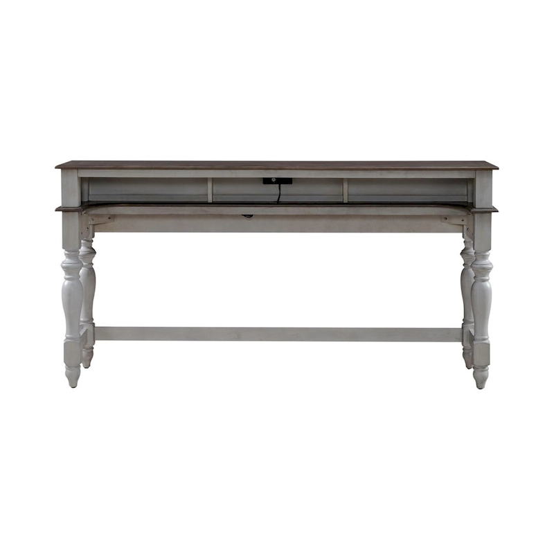 Ocean Isle Antique White 4-Piece Console Table Set
