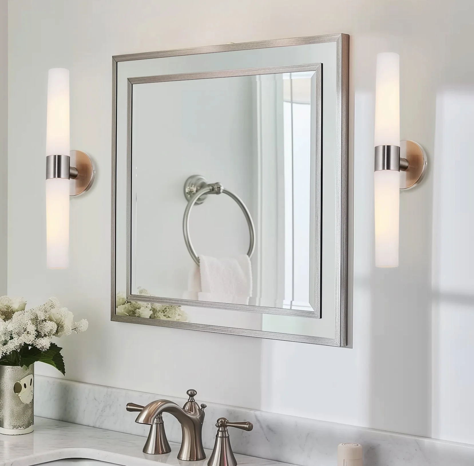 Duo 21 Modern Bathroom / Vanity Wall Sconce