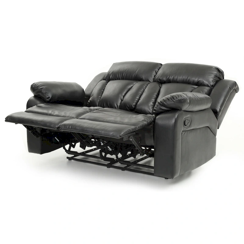 Daria Faux Leather Reclining Loveseat