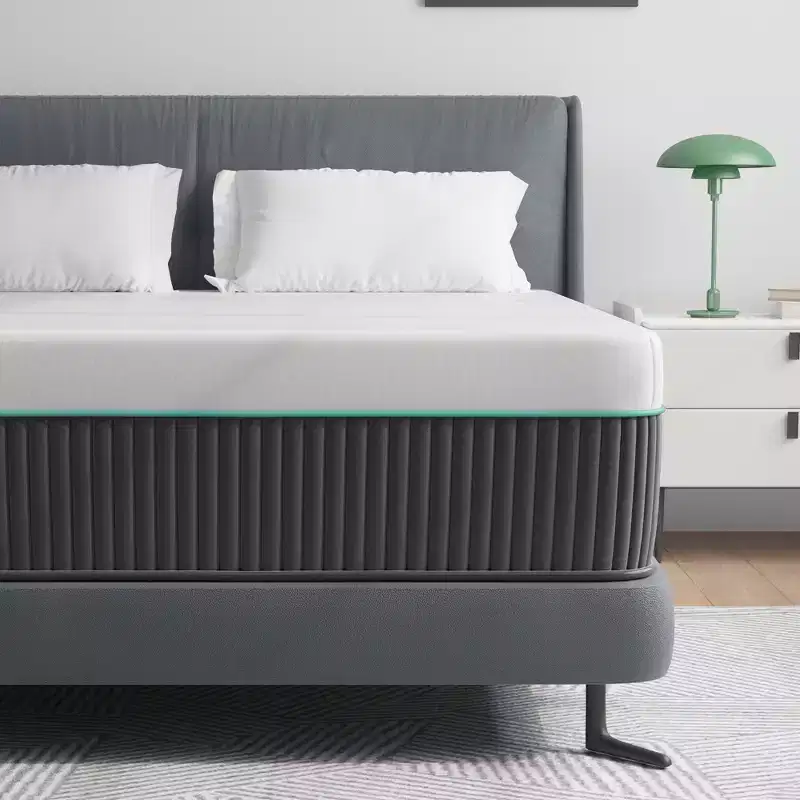 Wuleitex 14 Inch Medium Cooling Gel foam Mattress with Breathable Cover