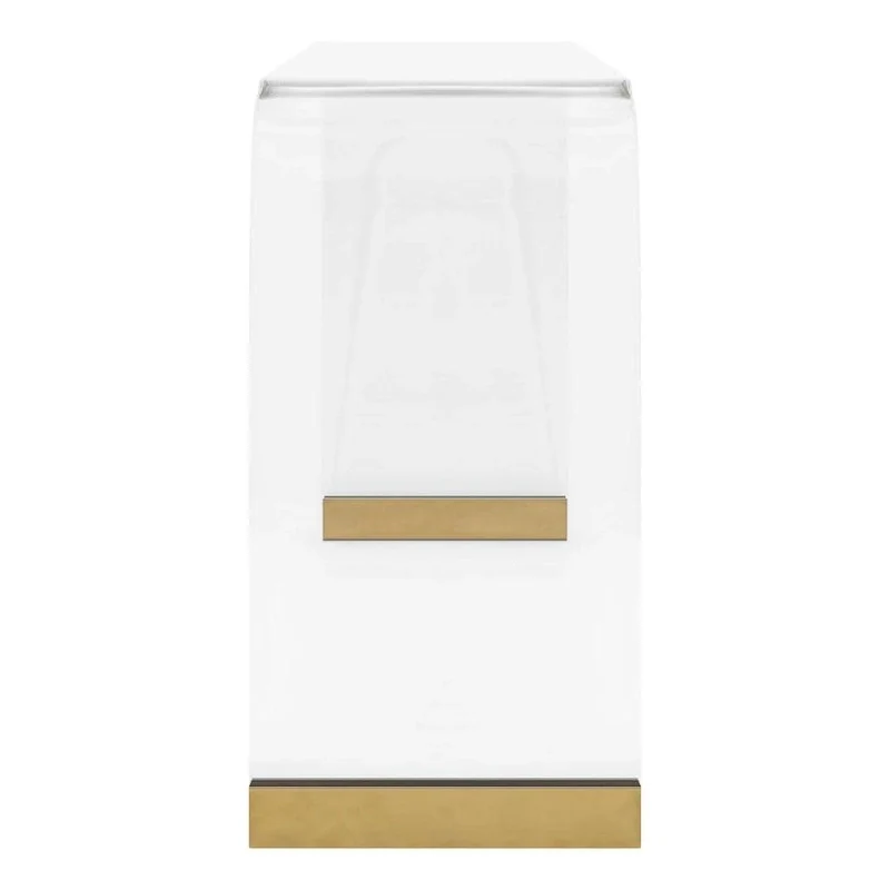 Acrylic Gold Console Table