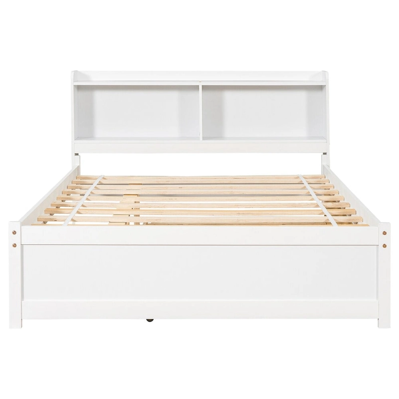 Full Bed with Trundle,Bookcase