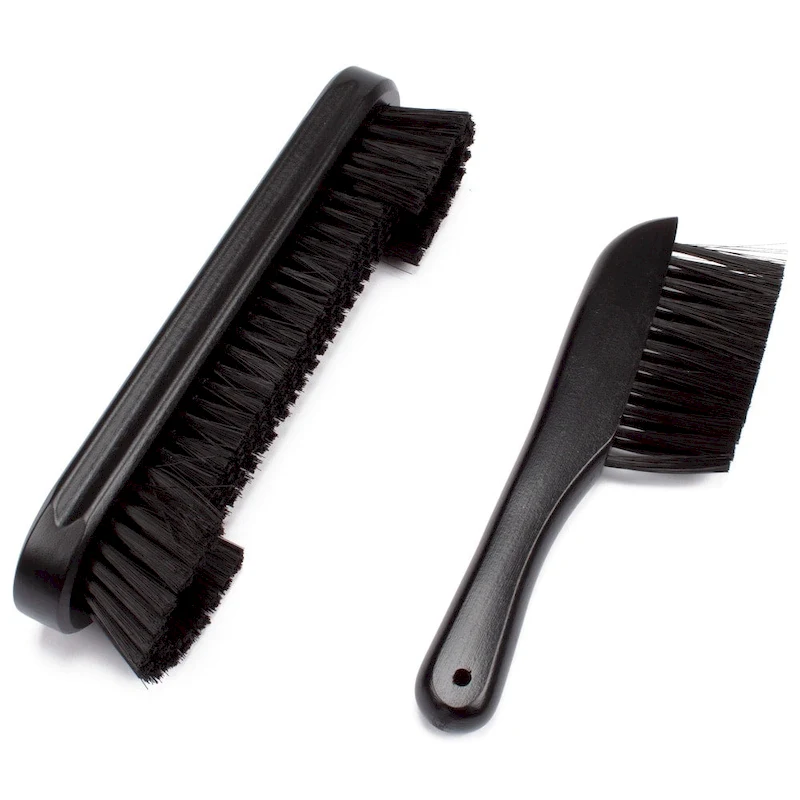 GSE 2-Piece Solid Wood Billiard Pool Table Brush and Rail Brush Set. Billiard Pool Table Accessories