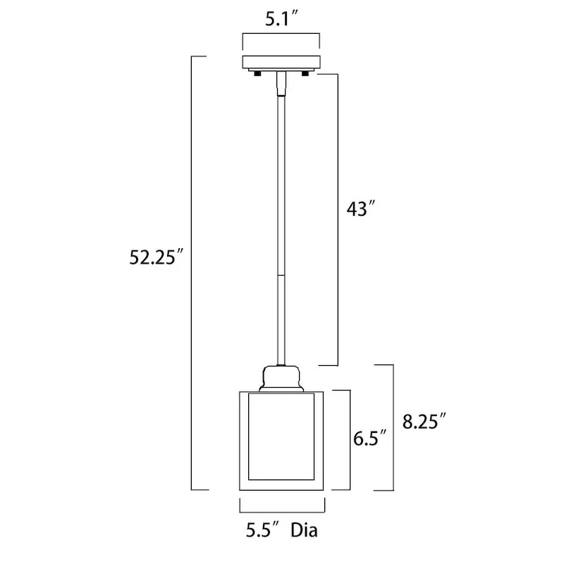 Daley 1-Light Matte Black Double Shaded Mini Pendant Light with Clear Glass and White Glass Shades