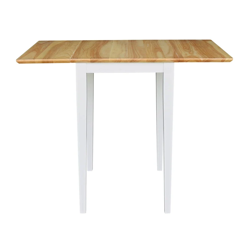 International Concepts Small Drop Leaf Shaker Style Dining Table