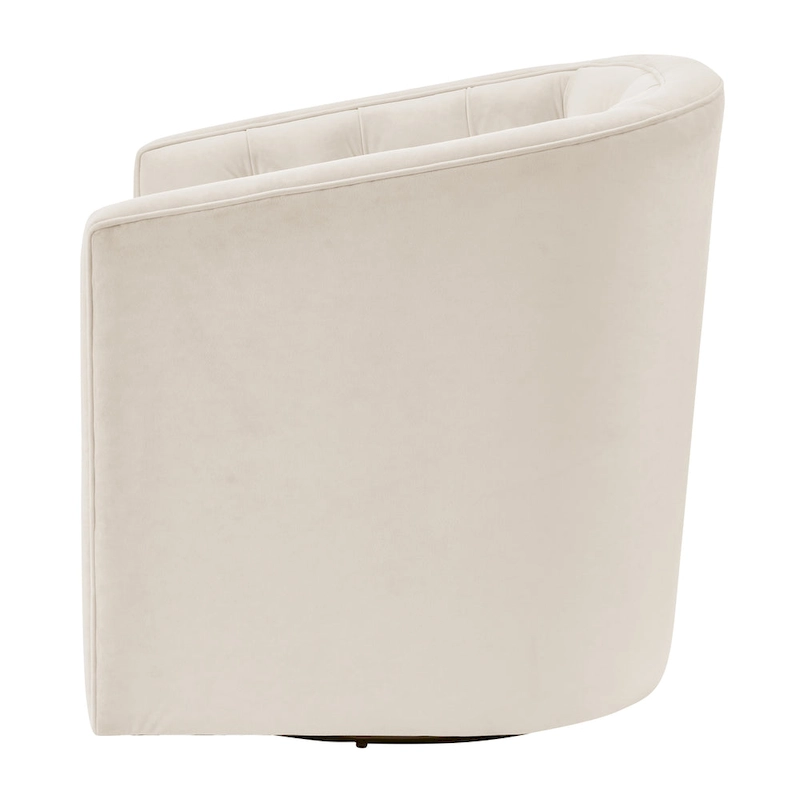 Walsh Fabric Swivel Barrel Chair
