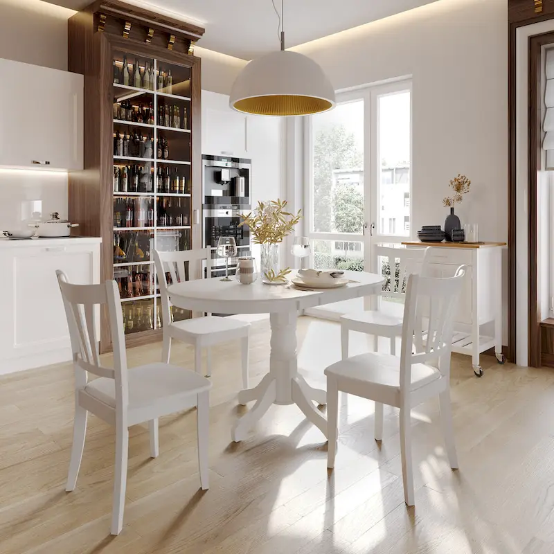 Dilon Extendable Oval Pedestal Dining Table